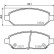 Brake pad set, disc brake 8DB 355 025-451 Hella, Thumbnail 4