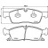 Brake pad set, disc brake 8DB 355 025-541 Hella Pagid GmbH