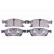 Brake pad set, disc brake 8DB 355 025-541 Hella Pagid GmbH, Thumbnail 2