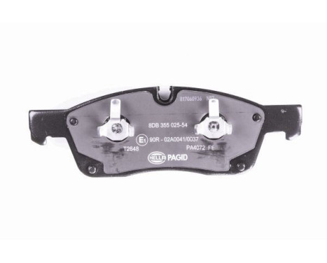 Brake pad set, disc brake 8DB 355 025-541 Hella Pagid GmbH, Image 3