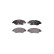 Brake pad set, disc brake 8DB 355 025-631 Hella