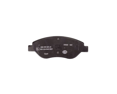 Brake pad set, disc brake 8DB 355 025-631 Hella, Image 2