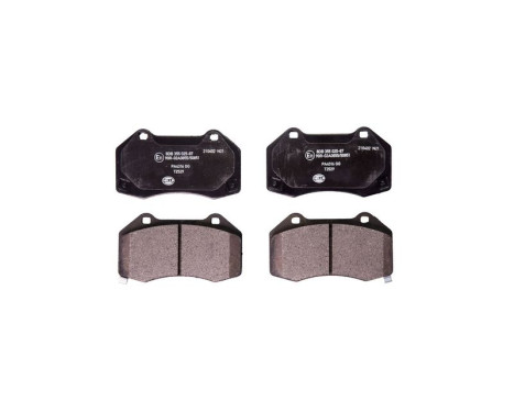 Brake pad set, disc brake 8DB 355 025-871 Hella