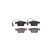 Brake pad set, disc brake 8DB 355 025-881 Hella
