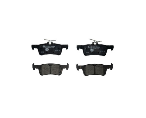 Brake pad set, disc brake 8DB 355 031-761 Hella