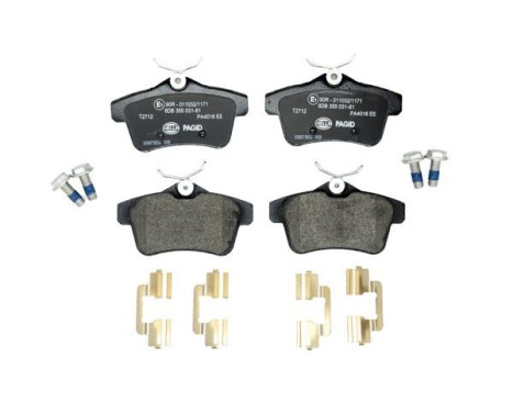Brake pad set, disc brake 8DB 355 031-811 Hella Pagid GmbH, Image 2