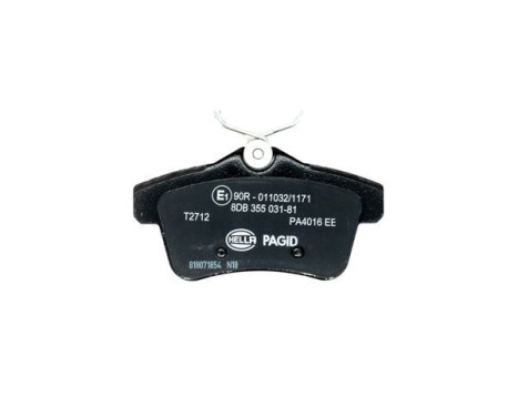 Brake pad set, disc brake 8DB 355 031-811 Hella Pagid GmbH, Image 3