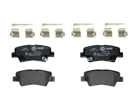 Brake pad set, disc brake 8DB 355 031-821 Hella Pagid GmbH, Image 2