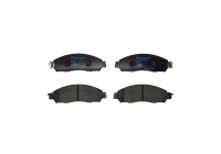 Brake pad set, disc brake 8DB 355 032-071 Hella