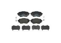 Brake pad set, disc brake 8DB 355 032-091 Hella