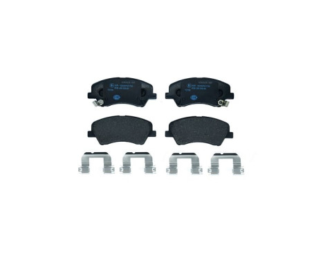 Brake pad set, disc brake 8DB 355 036-501 Hella