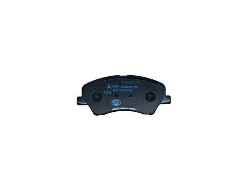 Brake pad set, disc brake 8DB 355 036-501 Hella, Image 2