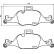 Brake pad set, disc brake 8DB 355 036-531 Hella