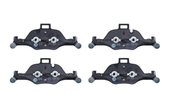 Brake pad set, disc brake 8DB 355 036-531 Hella, Image 4