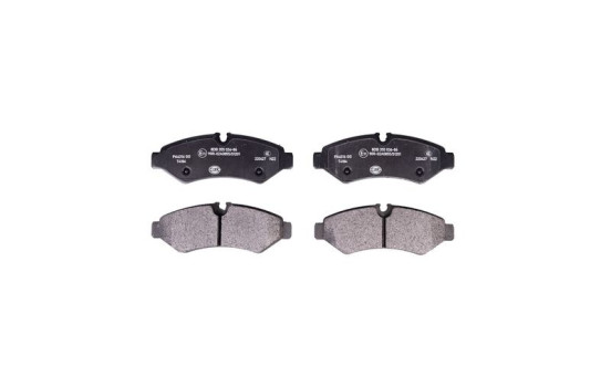 Brake pad set, disc brake 8DB 355 036-861 Hella