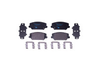 Brake pad set, disc brake 8DB 355 037-701 Hella