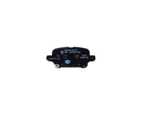 Brake pad set, disc brake 8DB 355 037-721 Hella, Image 2