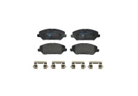 Brake pad set, disc brake 8DB 355 037-881 Hella