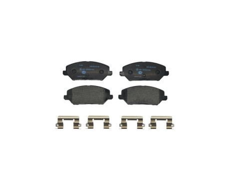 Brake pad set, disc brake 8DB 355 037-881 Hella