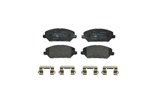 Brake pad set, disc brake 8DB 355 037-881 Hella
