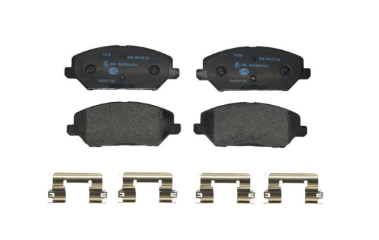 Brake pad set, disc brake 8DB 355 037-881 Hella, Image 3