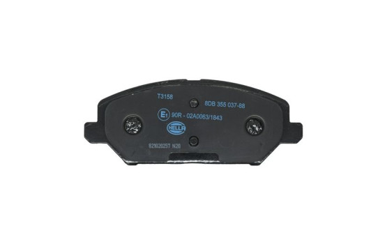 Brake pad set, disc brake 8DB 355 037-881 Hella, Image 4