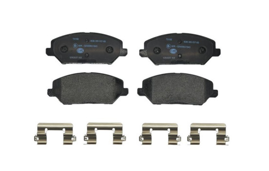 Brake pad set, disc brake 8DB 355 037-881 Hella, Image 4
