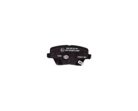 Brake pad set, disc brake 8DB 355 037-891 Hella, Image 2