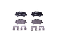 Brake pad set, disc brake 8DB 355 037-921 Hella