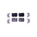 Brake pad set, disc brake 8DB 355 037-971 Hella