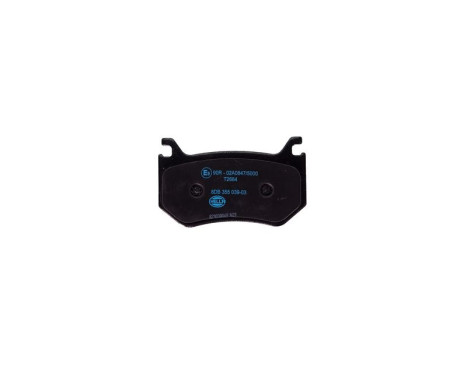 Brake pad set, disc brake 8DB 355 039-031 Hella, Image 2