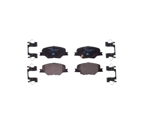 Brake pad set, disc brake 8DB 355 039-061 Hella