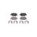 Brake pad set, disc brake 8DB 355 039-081 Hella