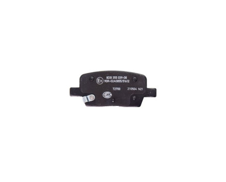 Brake pad set, disc brake 8DB 355 039-081 Hella, Image 2