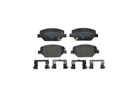 Brake pad set, disc brake 8DB 355 039-121 Hella