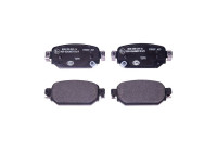 Brake pad set, disc brake 8DB 355 039-141 Hella