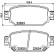 Brake pad set, disc brake 8DB 355 039-141 Hella, Thumbnail 4