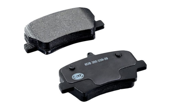 Brake pad set, disc brake 8DB 355 039-391 Hella, Image 2