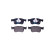 Brake pad set, disc brake 8DB 355 039-421 Hella