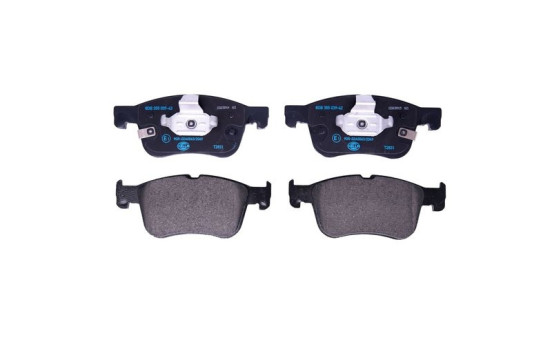Brake pad set, disc brake 8DB 355 039-421 Hella