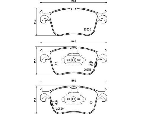 Brake pad set, disc brake 8DB 355 039-421 Hella, Image 4