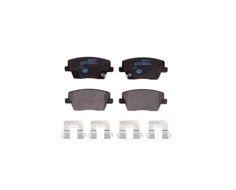 Brake pad set, disc brake 8DB 355 039-431 Hella