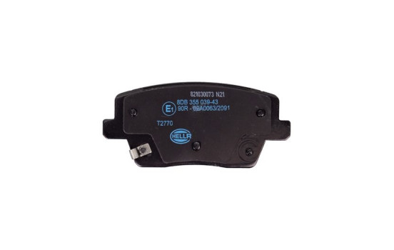 Brake pad set, disc brake 8DB 355 039-431 Hella, Image 4