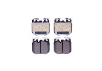 Brake pad set, disc brake 8DB 355 039-461 Hella
