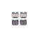Brake pad set, disc brake 8DB 355 039-461 Hella