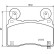 BRAKE PAD SET, DISC BRAKE 8DB 355 039-481 Hella, Thumbnail 4