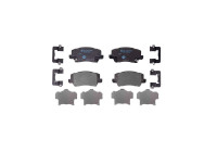 Brake pad set, disc brake 8DB 355 039-491 Hella