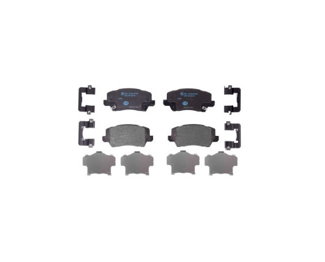 Brake pad set, disc brake 8DB 355 039-491 Hella