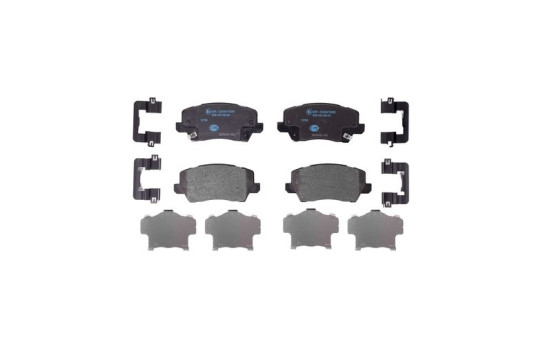 Brake pad set, disc brake 8DB 355 039-491 Hella