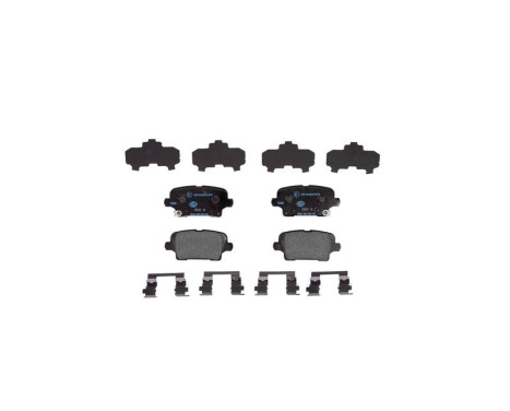 Brake pad set, disc brake 8DB 355 039-501 Hella